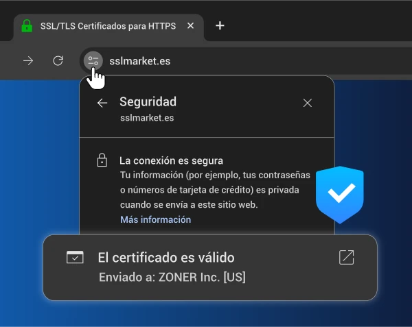 Ver el certificado EV en el navegador