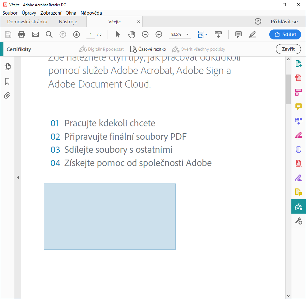 Firmar en Adobe Reader