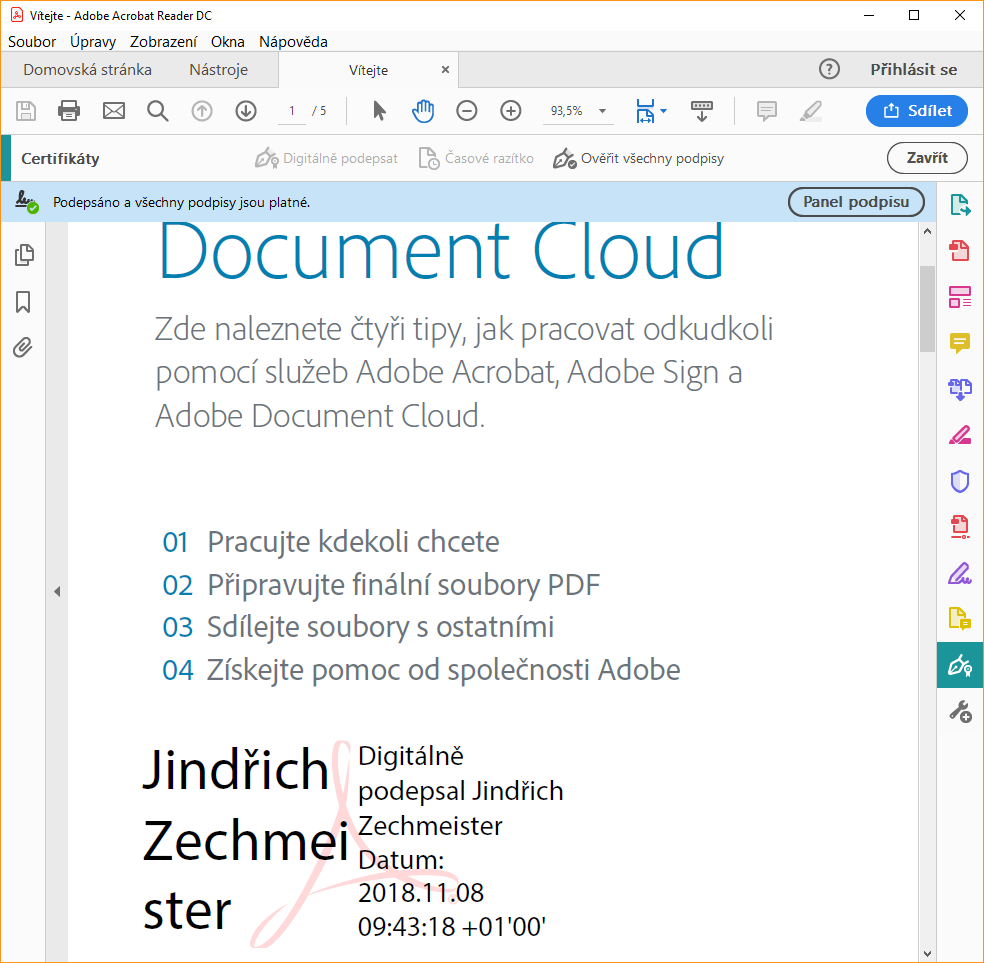 Firmar en Adobe Reader